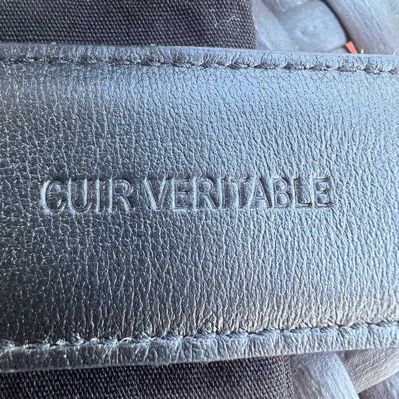 ❤️‍🔥CHANEL❤️‍🔥 BLACK QUILTED NEW CC LOGO GOLD BUCKLE BELT SIZE 80 - Picture 13 of 16